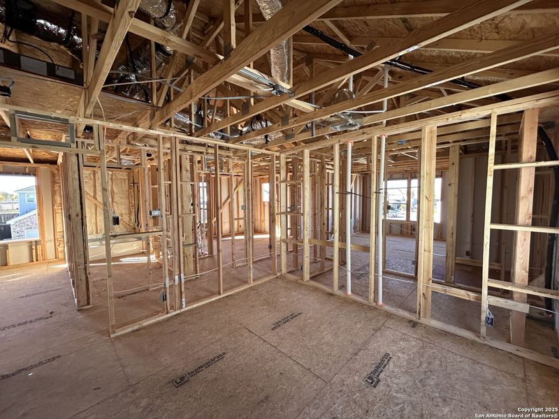 In-progress construction of a new home in Meadows at Hennersby Hollow 40's, San Antonio, TX (Image 26). In-progress construction of a new home in Meadows at Hennersby Hollow 40's, San Antonio, TX (Image 26).