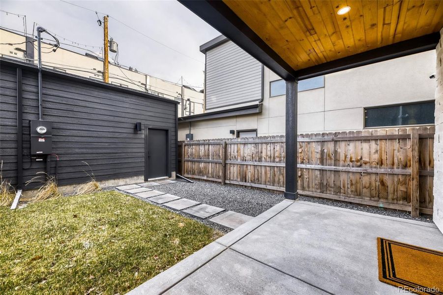 Exterior details and patio area of a home in , Denver (Image 18).