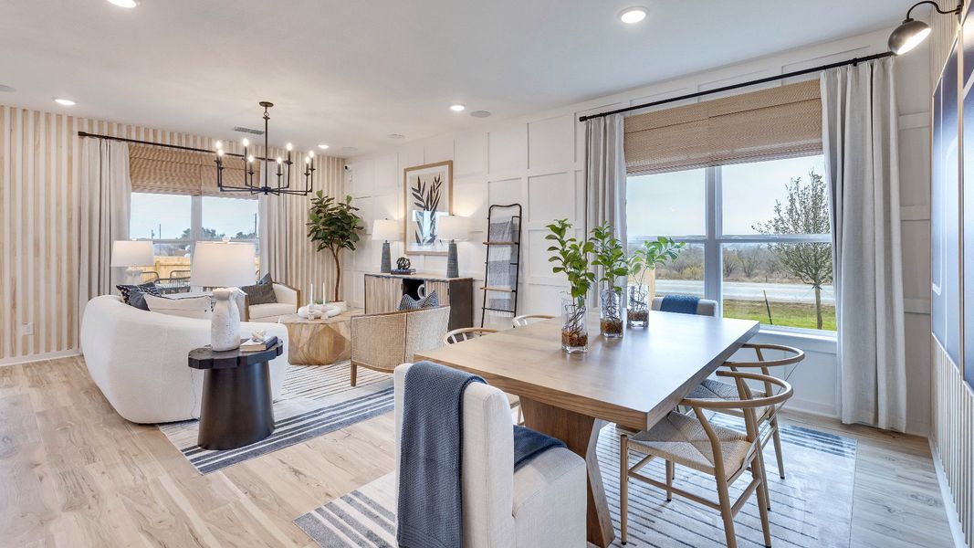 Representative furnished interior of a home built from the Meyerson by DRB Homes in Hunters Glen, Jarrell (Image 6).