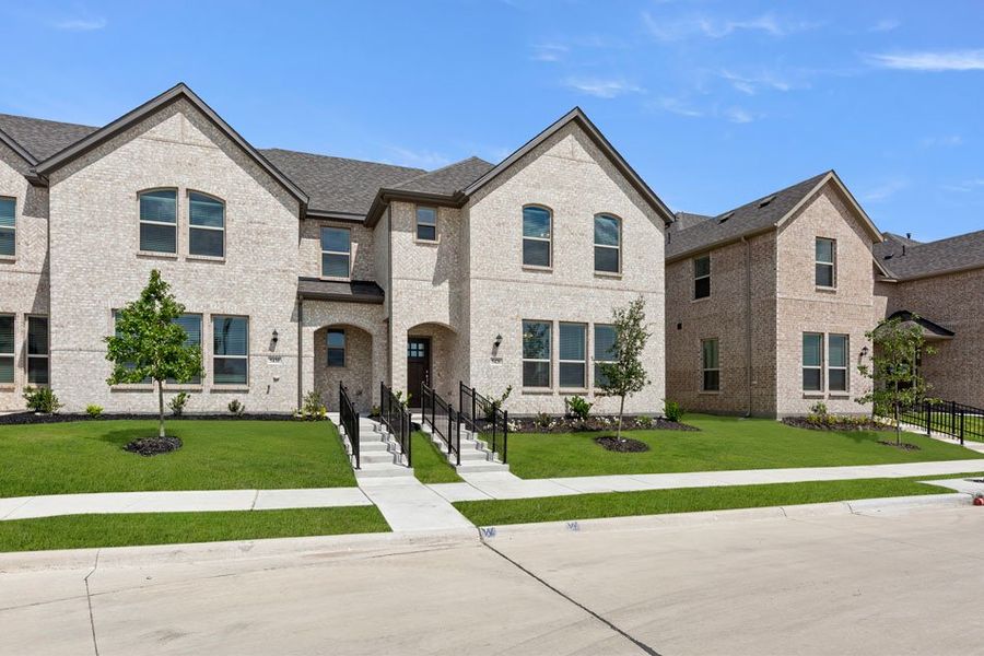 Representative exterior photo of a completed home built from the Lavon by Impression Homes in Creekshaw, Royse City, TX (Image 2). Representative exterior photo of a completed home built from the Lavon by Impression Homes in Creekshaw, Royse City, TX (Image 2).