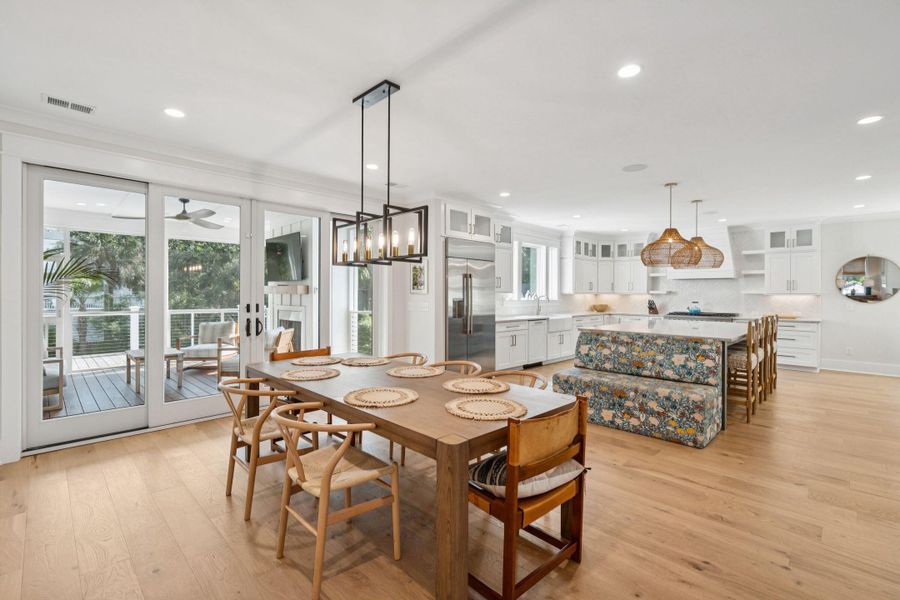 Furnished interior view inside a new home in , Isle Of Palms (Image 47).