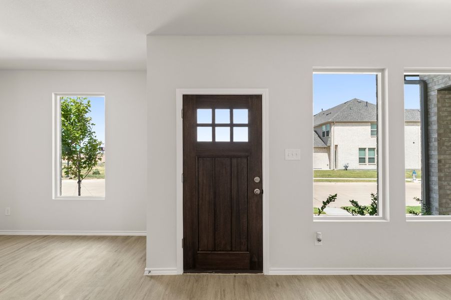 Front exterior of a new home in Creekshaw, Royse City, TX, highlighting curb appeal (Image 16).