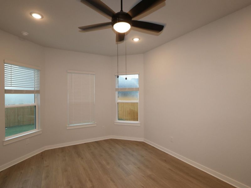 Spacious, unfurnished interior of a new home in Cascades at Onion Creek, Austin (Image 10). Spacious, unfurnished interior of a new home in Cascades at Onion Creek, Austin (Image 10).