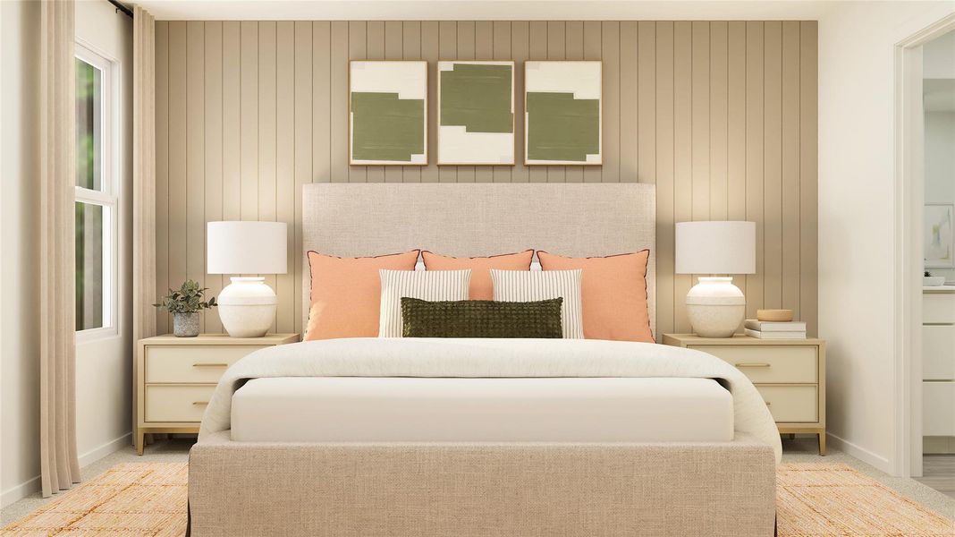 Furnished interior view inside a new home in Elm Creek, Elgin (Image 26).