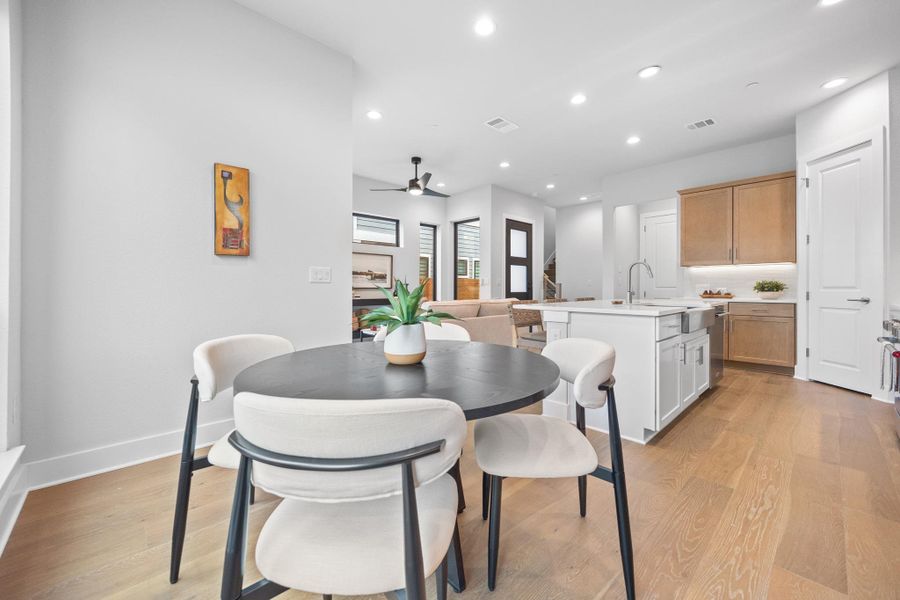 Furnished interior view inside a new home in , Austin (Image 24).