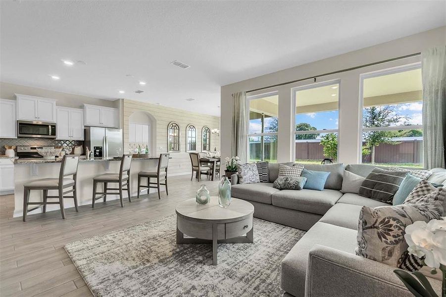 Furnished interior view inside a new home in Harmony West, St. Cloud (Image 36). Furnished interior view inside a new home in Harmony West, St. Cloud (Image 36).