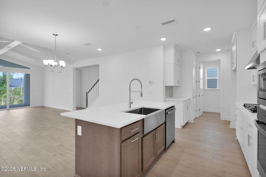 Furnished interior view inside a new home in Crosswinds at Nocatee, Ponte Vedra (Image 14).