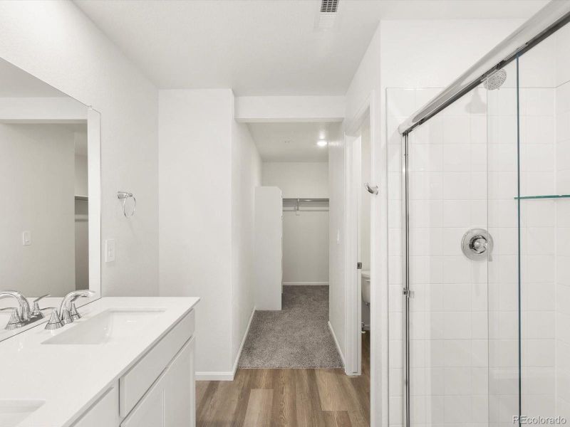 Furnished interior view inside a new home in Revere at Johnstown, Johnstown (Image 11).