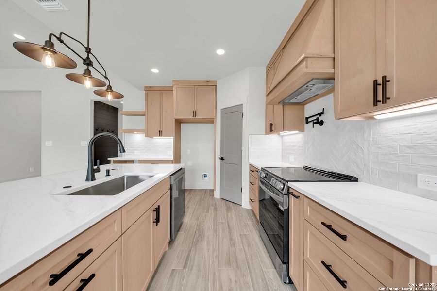 Furnished interior view inside a new home in , Spring Branch (Image 3). Furnished interior view inside a new home in , Spring Branch (Image 3).