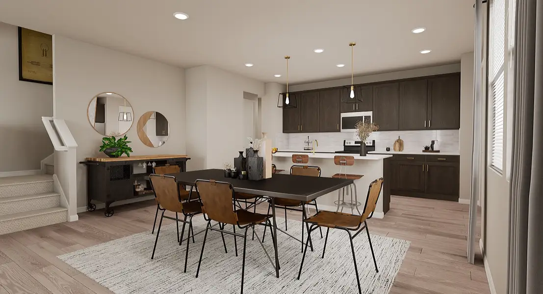 Representative furnished interior of a home built from the 2 by Tri Pointe Homes in Sugar Mill Village, Longmont (Image 15).