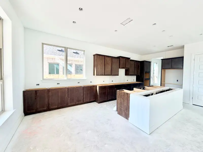 Actual home under construction