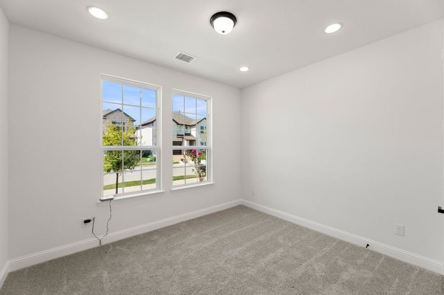 Representative unfurnished interior of a home built from the San Marcos by UnionMain Homes in Elevon, Lavon (Image 26). Representative unfurnished interior of a home built from the San Marcos by UnionMain Homes in Elevon, Lavon (Image 26).
