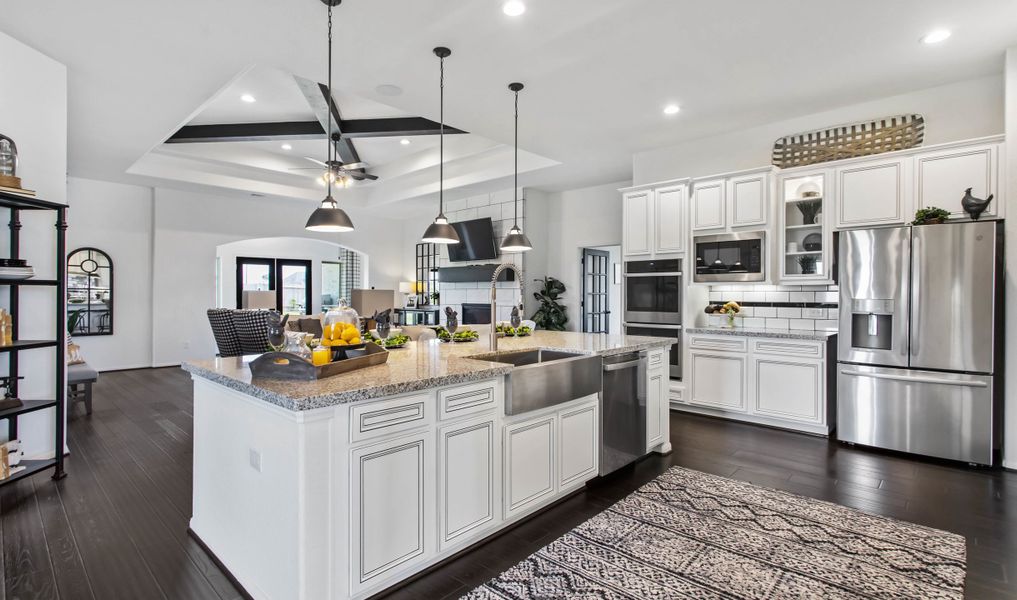 Kitchen open to great room