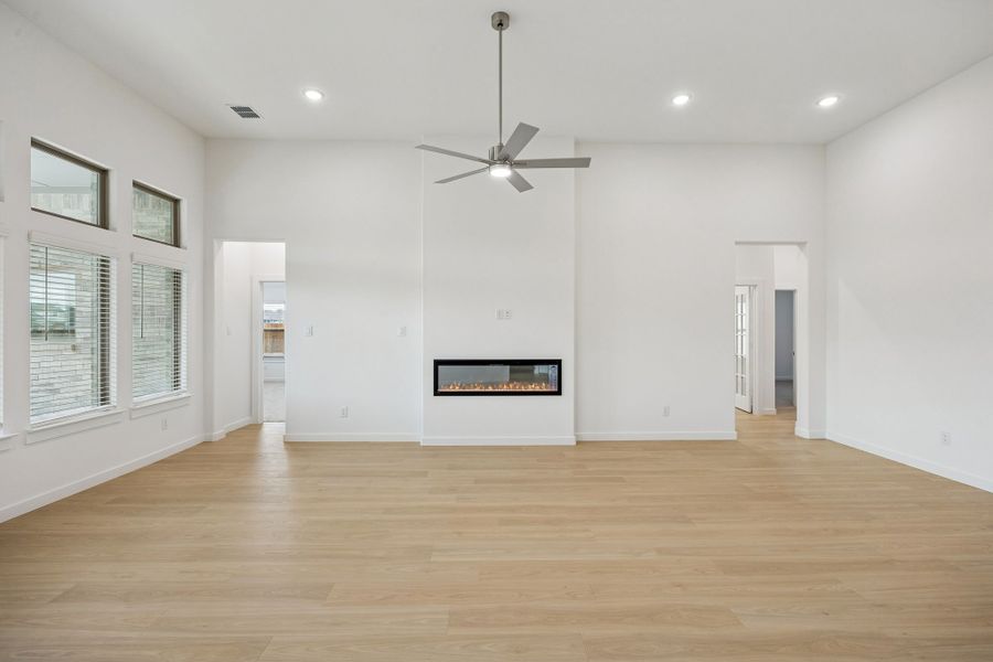 Living Room in the Gilmour II home plan by Trophy Signature Homes – REPRESENTATIVE PHOTO (sterling)