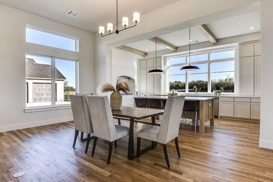 Furnished interior view inside a new home in , Midlothian (Image 13). Furnished interior view inside a new home in , Midlothian (Image 13).