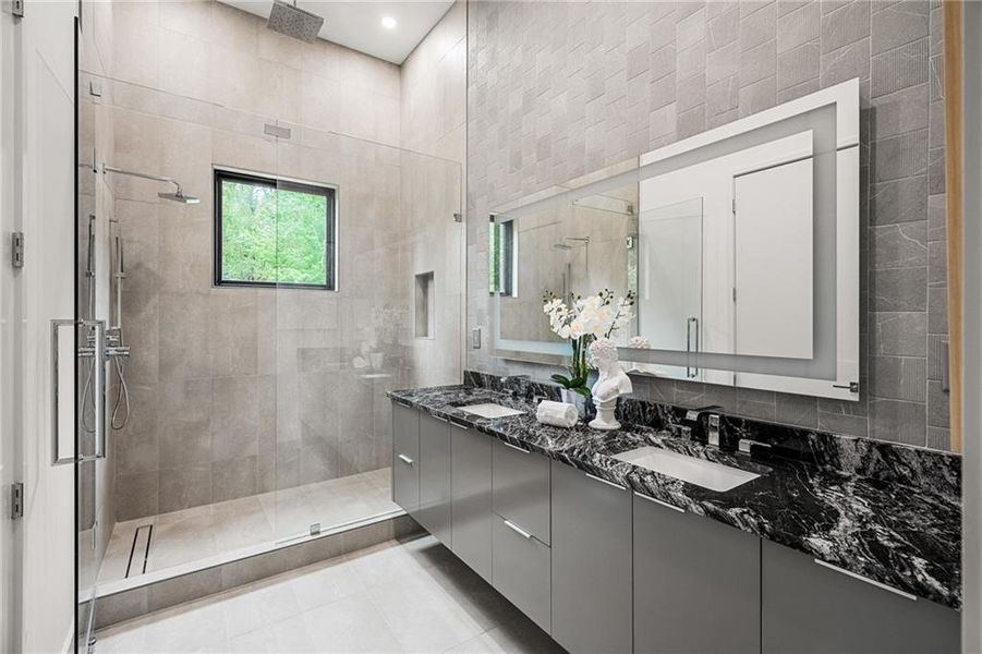 Furnished interior view inside a new home in , Atlanta (Image 4).