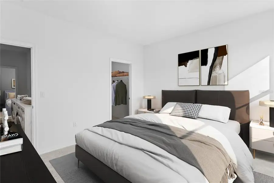 Furnished interior view inside a new home in Westchase Station, Tampa (Image 14).