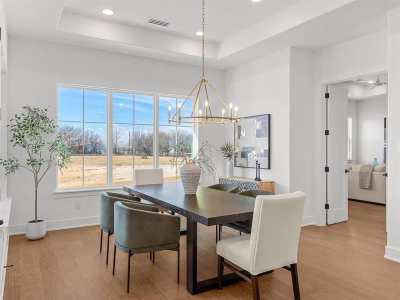 Furnished interior view inside a new home in , Gunter (Image 15).