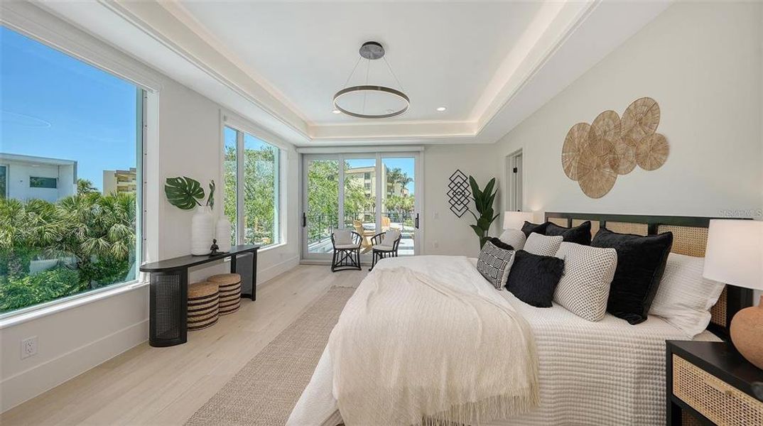 Furnished interior view inside a new home in , Sarasota (Image 54).