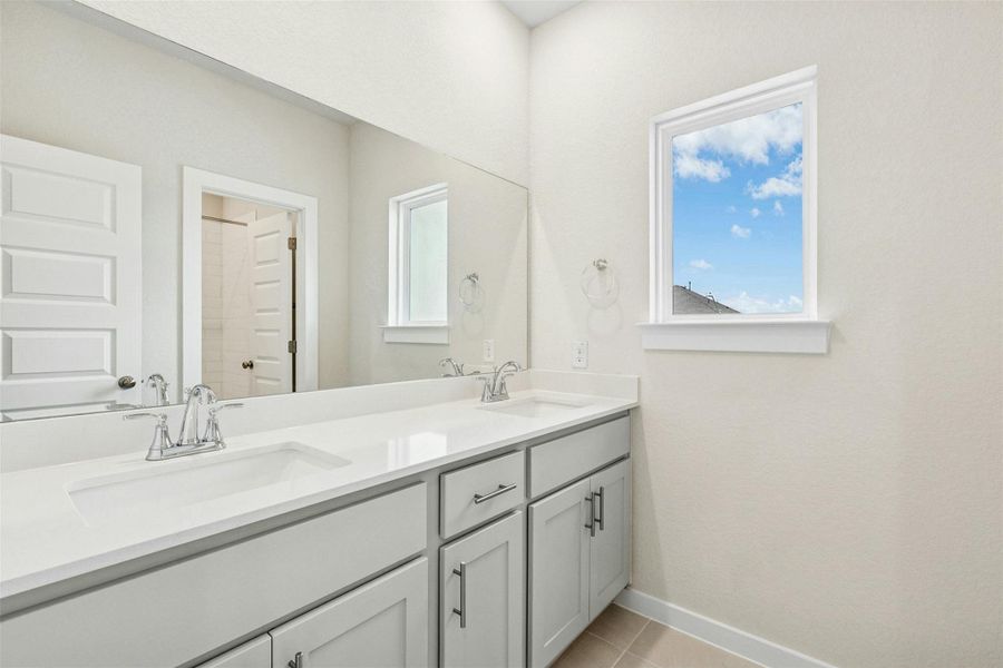 Furnished interior view inside a new home in University Heights, Round Rock (Image 8).
