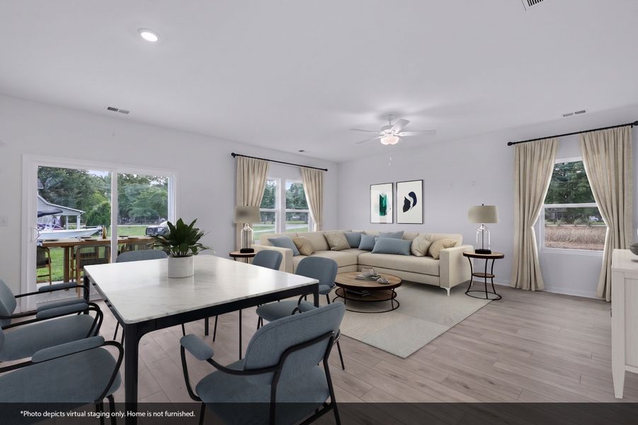 Furnished interior view inside a new home in Garden Grove, Conway (Image 8).