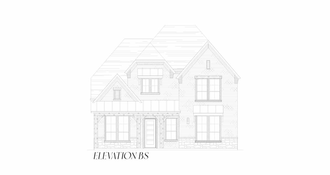 Representative rendering of the exterior for the Salado II – 50′ Lot by Chesmar Homes (Image 4).