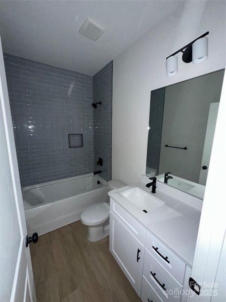 Furnished interior view inside a new home in , Charlotte (Image 8). Furnished interior view inside a new home in , Charlotte (Image 8).