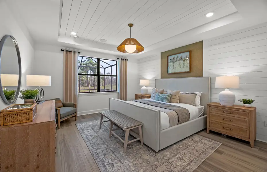 Furnished interior view inside a new home in Lakespur Wellen Park, Venice (Image 8).
