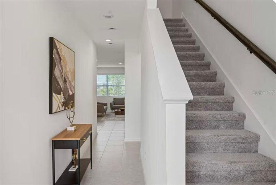 Furnished interior view inside a new home in , Davenport (Image 9).