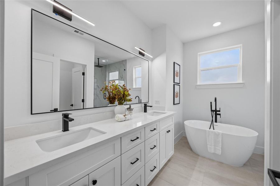 Furnished interior view inside a new home in , Houston (Image 30).