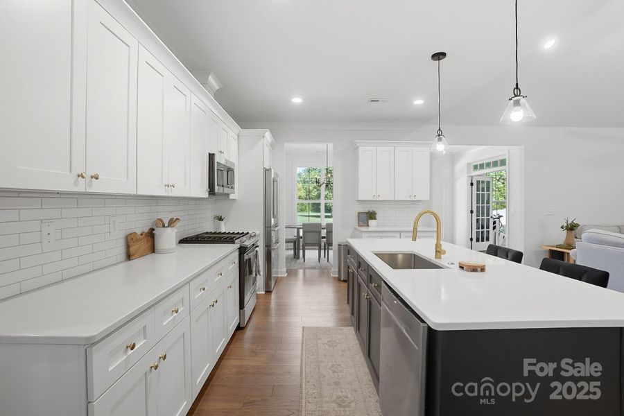 Furnished interior view inside a new home in , Charlotte (Image 15). Furnished interior view inside a new home in , Charlotte (Image 15).