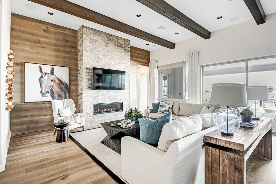 Furnished interior view inside a new home in Summit at The Dells, Prescott (Image 9).