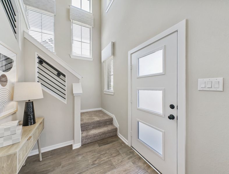 Furnished interior view inside a new home in Elyson, Katy (Image 5). Furnished interior view inside a new home in Elyson, Katy (Image 5).