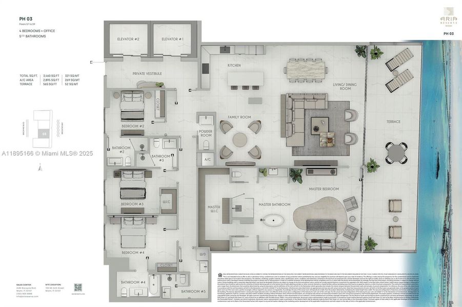 2D floor plan layout of this home in , Miami, FL (Image 4). 2D floor plan layout of this home in , Miami, FL (Image 4).