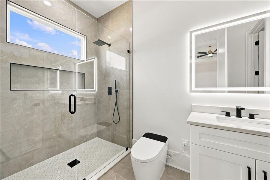 Furnished interior view inside a new home in , Buford (Image 15).