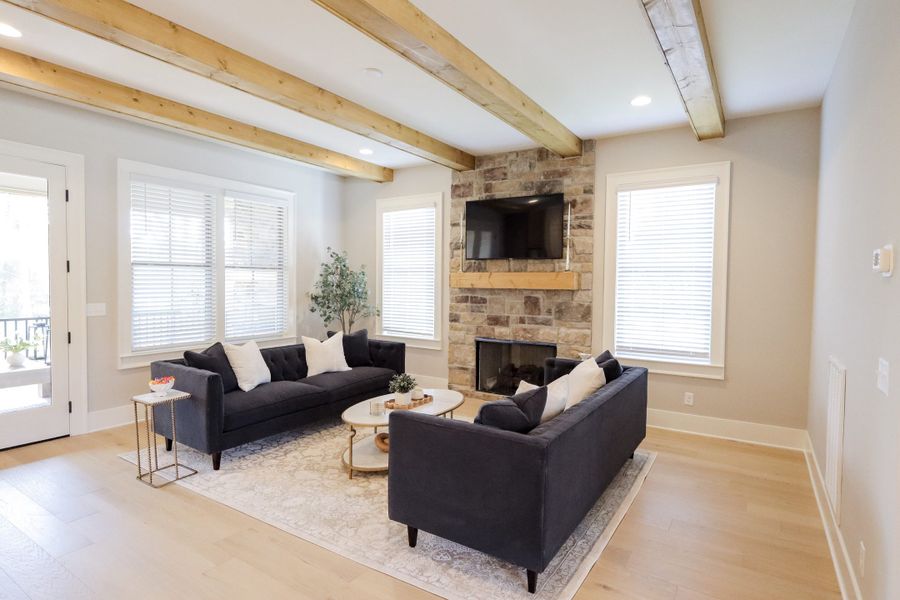 Furnished interior view inside a new home in Faith View, Ooltewah (Image 35).