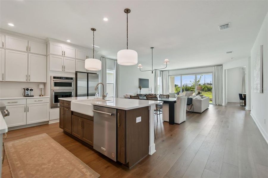 Furnished interior view inside a new home in Waterset, Apollo Beach (Image 5). Furnished interior view inside a new home in Waterset, Apollo Beach (Image 5).