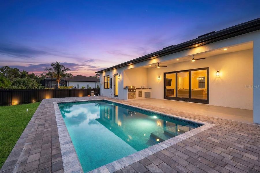 Exterior details and patio area of a home in , Port Charlotte (Image 27). Exterior details and patio area of a home in , Port Charlotte (Image 27).