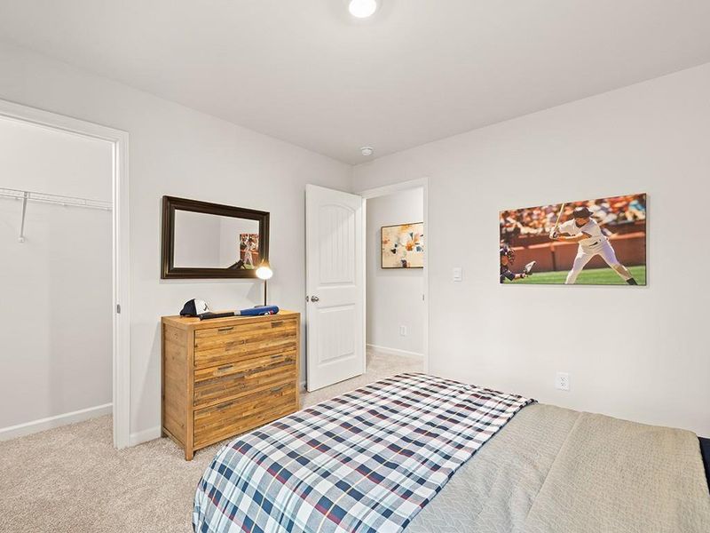 Furnished interior view inside a new home in Oaks at Cedar Grove, Fairburn (Image 16).