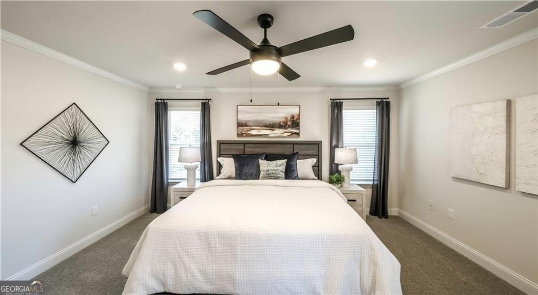 Furnished interior view inside a new home in Canterbury Villas, Carrollton (Image 22).