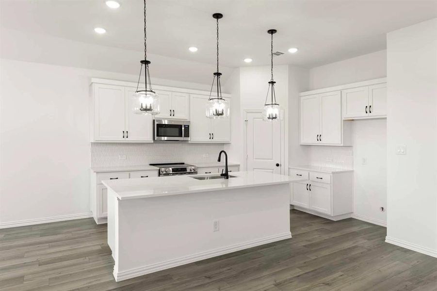 Furnished interior view inside a new home in Monticello Park, Princeton (Image 5).