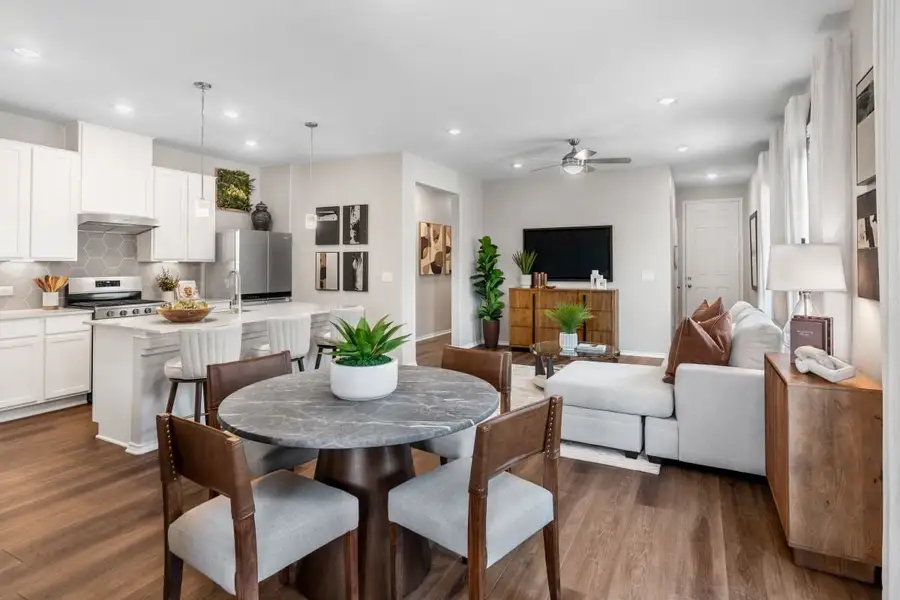 Representative furnished interior of a home built from the 1605 Modeled by KB Home in Sunset Oaks, Maxwell (Image 7).