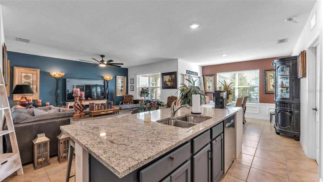 Furnished interior view inside a new home in Wind Meadows South, Bartow (Image 22).