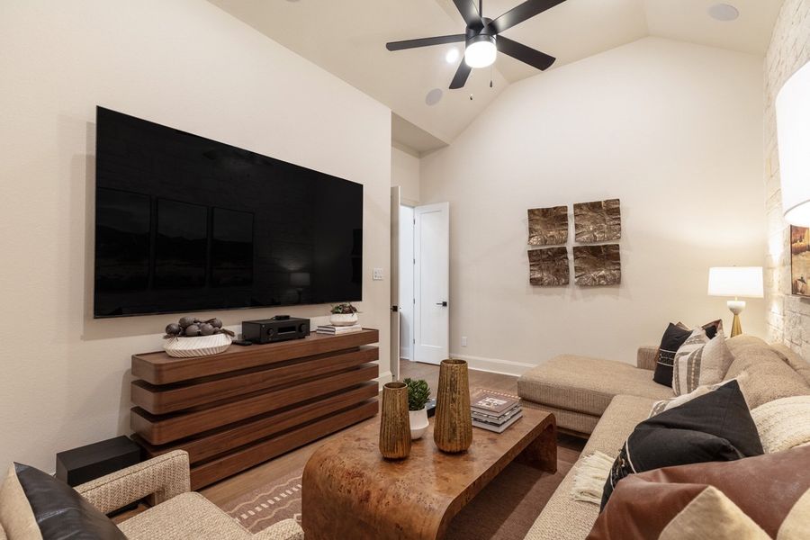 Representative Entertainment Room - some options shown Representative Entertainment Room - some options shown