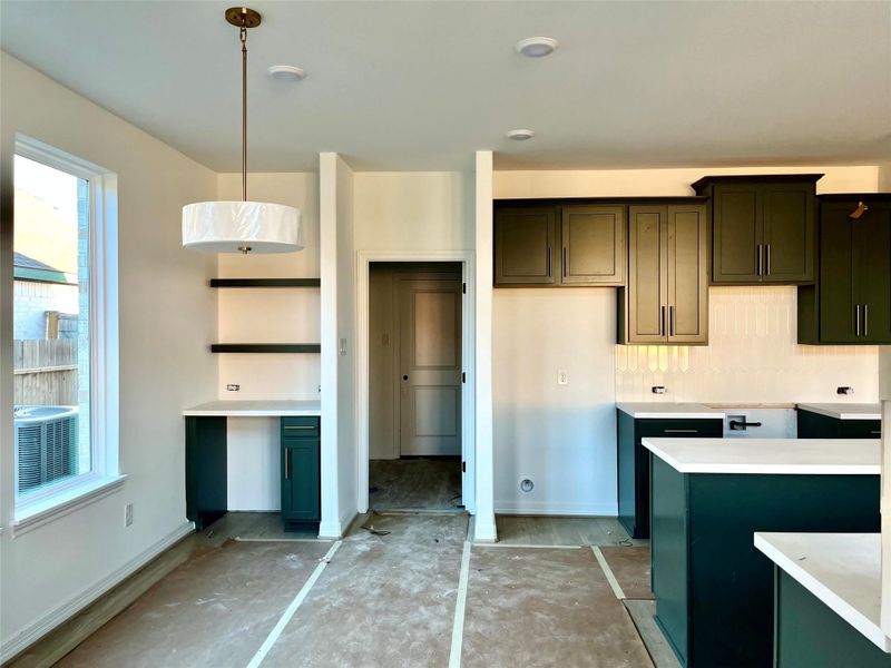 Actual progress of your home.