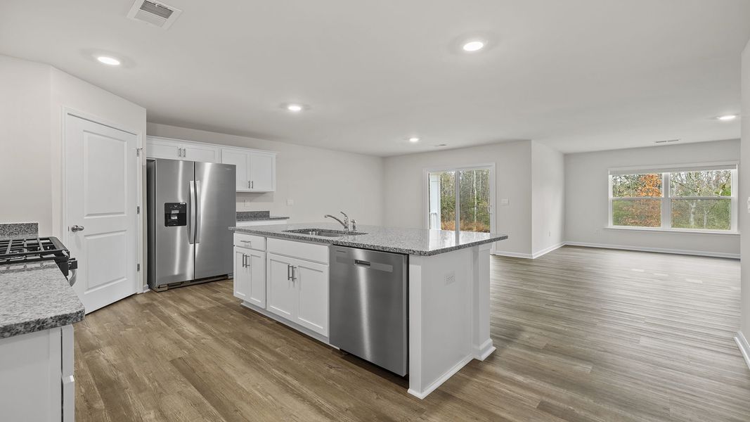 Furnished interior view inside a new home in Cedar Gap, Fountain Inn (Image 8). Furnished interior view inside a new home in Cedar Gap, Fountain Inn (Image 8).
