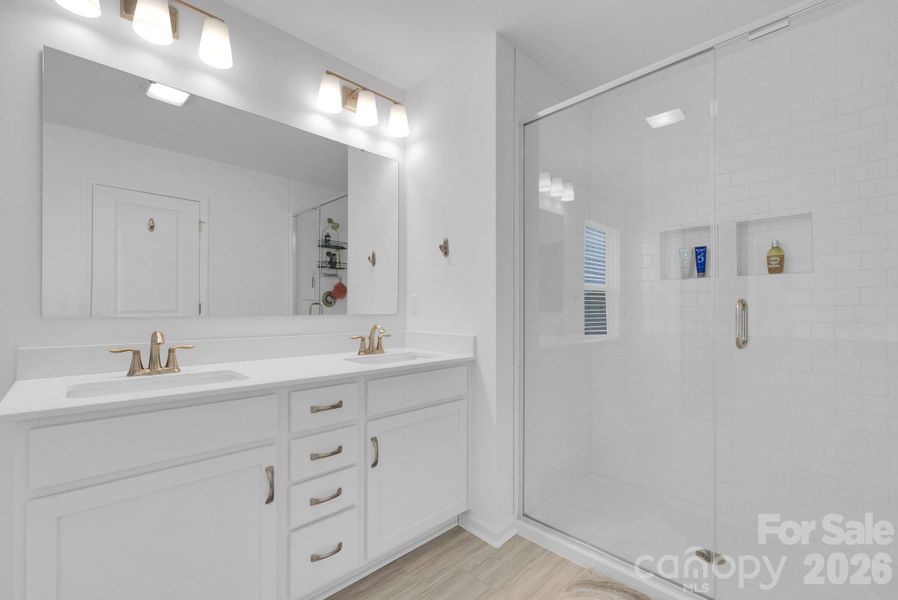 Furnished interior view inside a new home in , Wingate (Image 20).