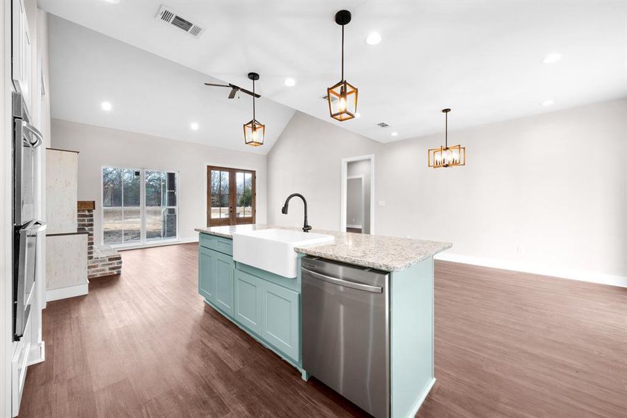 Furnished interior view inside a new home in , Saltillo (Image 4).