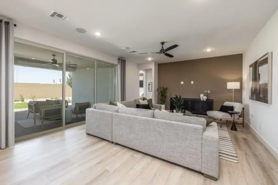 Furnished interior view inside a new home in The Grove at El Cidro, Goodyear (Image 15).