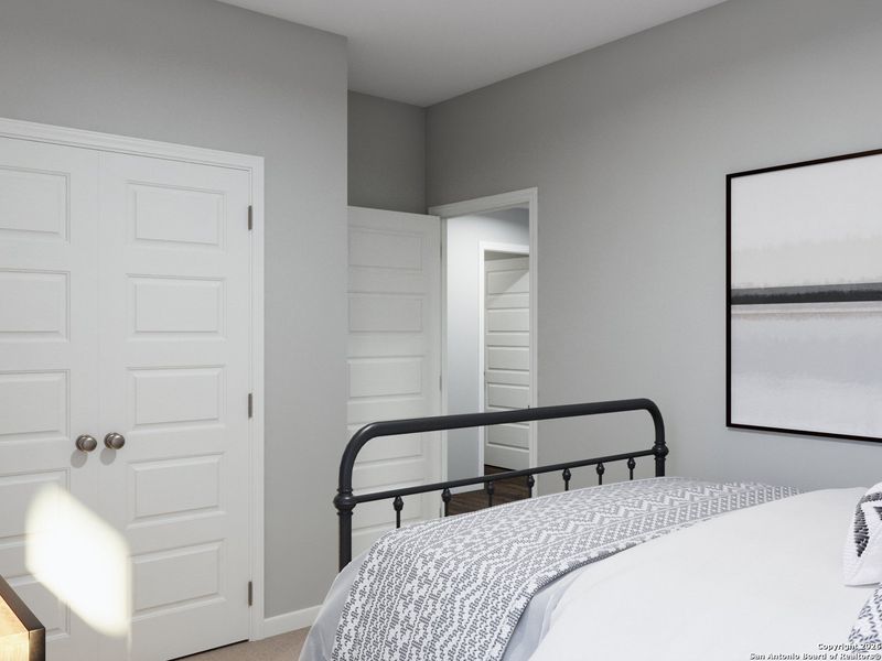 Furnished interior view inside a new home in Hunters Ranch, San Antonio (Image 9).